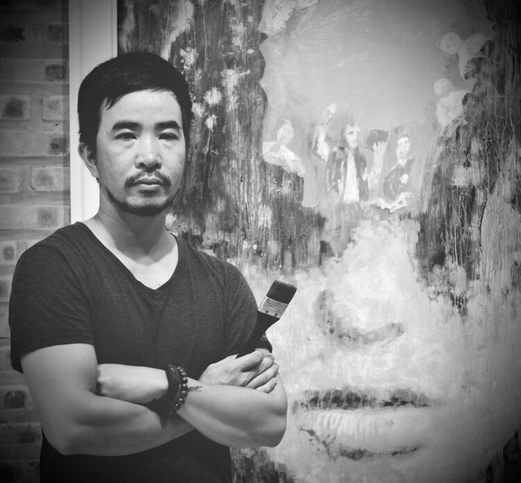 Nghệ sĩ Nguyễn Tấn Phát và đà trâu của mình